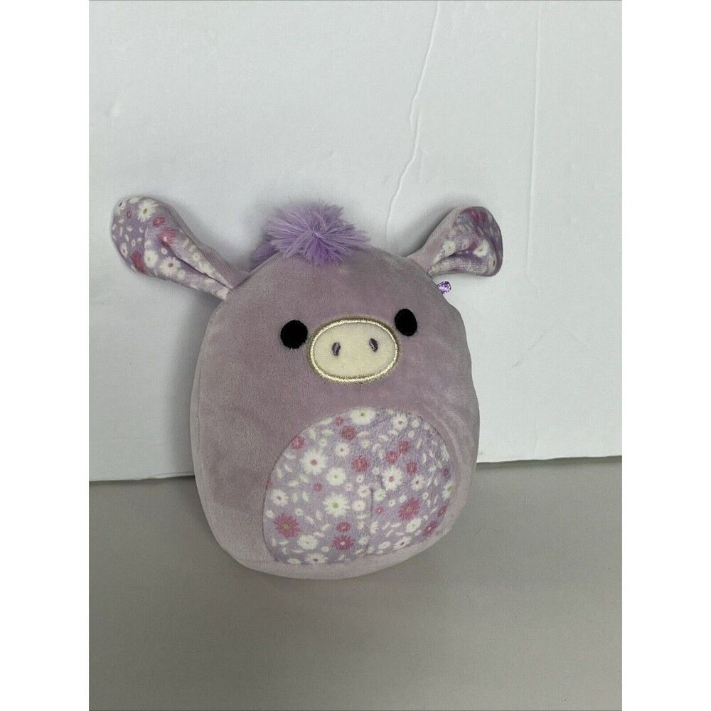 Original Squishmallows 8" Delzi The Purple Donkey